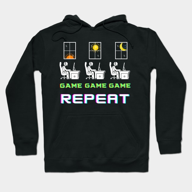 Game&Repeat Hoodie by RailoImage